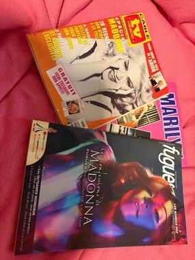 Madonna Magazine Lot - Fugues TV Hebdo plus Marilyn Monroe